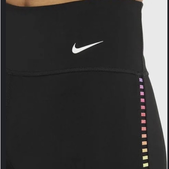 Nike One Rainbow Indy Ladder Leggings Black Size Small - Picture 8 of 16